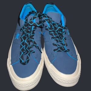 Converse Blue and Black One Star Sneakers (equivalent to Womens size 6)